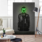 The son of man by Octavian Mihai Mielu on GIANT ART - green photo manipulation