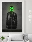 The son of man by Octavian Mihai Mielu on GIANT ART - green photo manipulation