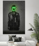 The son of man by Octavian Mihai Mielu on GIANT ART - green photo manipulation