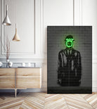 The son of man by Octavian Mihai Mielu on GIANT ART - green photo manipulation