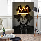 Basquiat by Octavian Mihai Mielu on GIANT ART - yellow photo manipulation