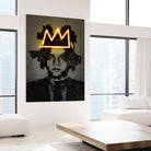 Basquiat by Octavian Mihai Mielu on GIANT ART - yellow photo manipulation