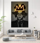 Basquiat by Octavian Mihai Mielu on GIANT ART - yellow photo manipulation