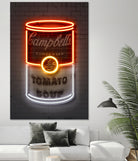 Soup Can by Octavian Mihai Mielu on GIANT ART - red photo manipulation