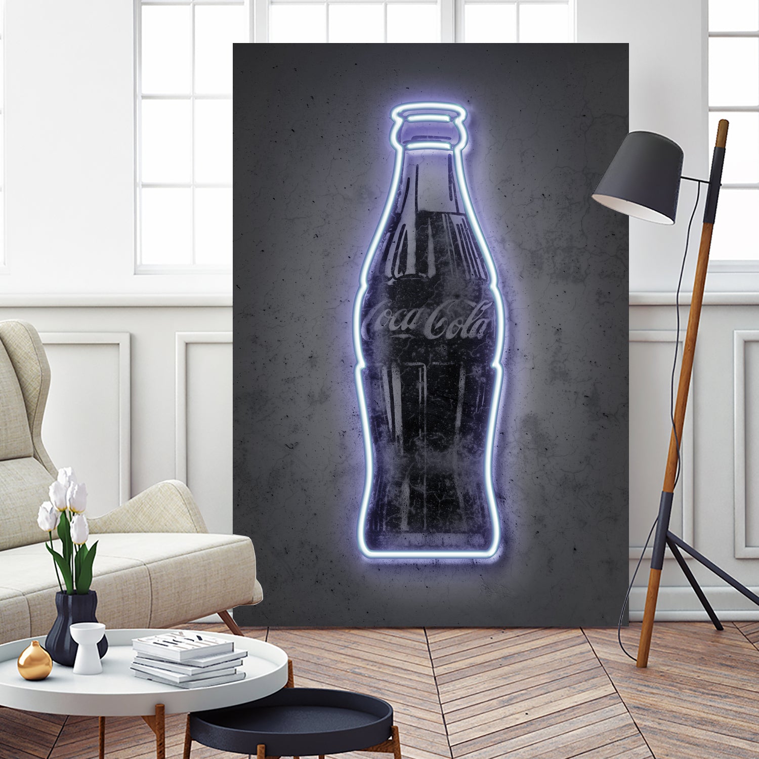 Coke by Octavian Mihai Mielu on GIANT ART - gray photo manipulation