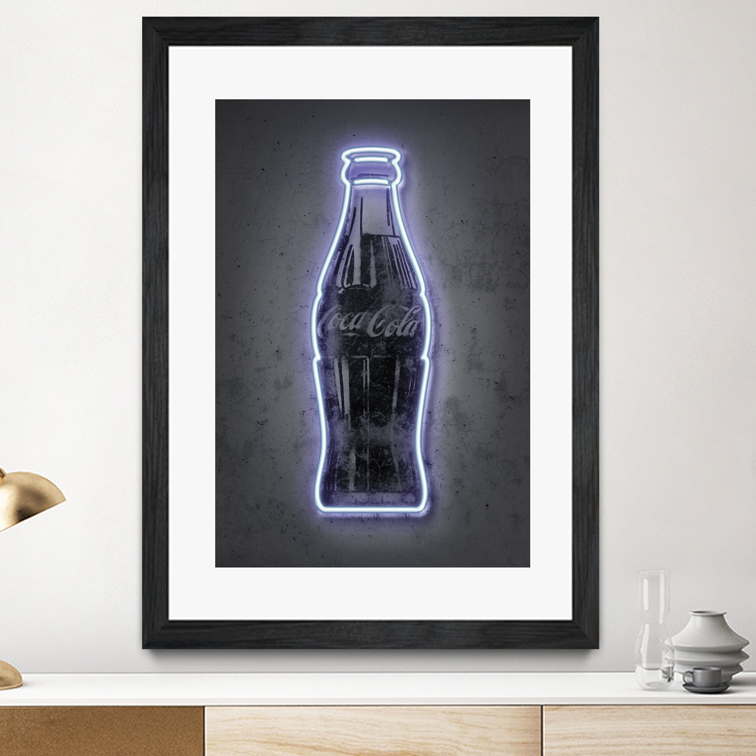 Coke by Octavian Mihai Mielu on GIANT ART - gray photo manipulation