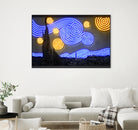 Starry Night by Octavian Mihai Mielu on GIANT ART - blue photo manipulation