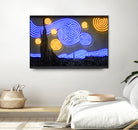 Starry Night by Octavian Mihai Mielu on GIANT ART - blue photo manipulation