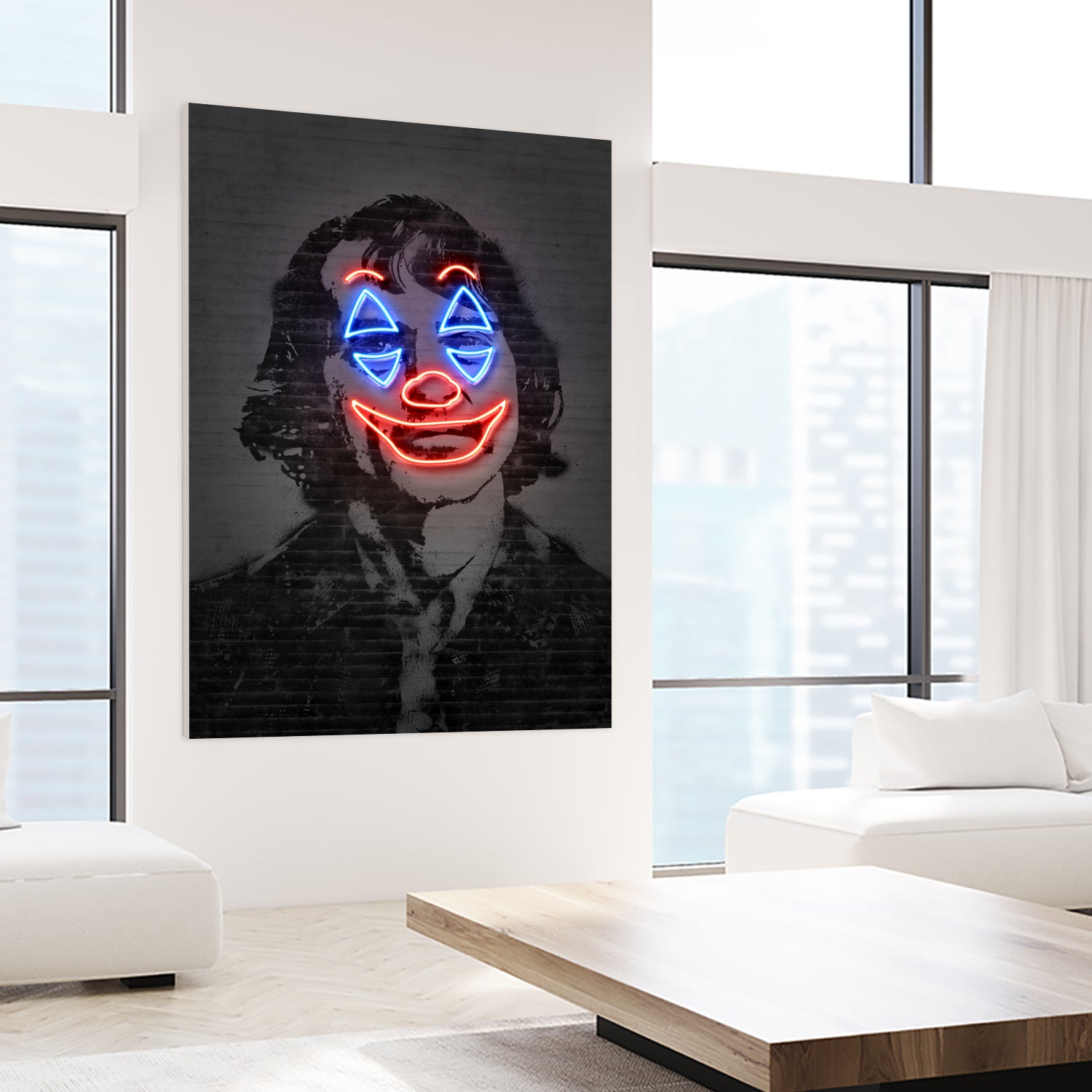 Joker by Octavian Mihai Mielu on GIANT ART - gray photo manipulation