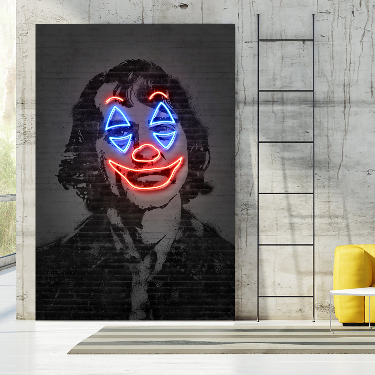 Joker by Octavian Mihai Mielu on GIANT ART - gray photo manipulation