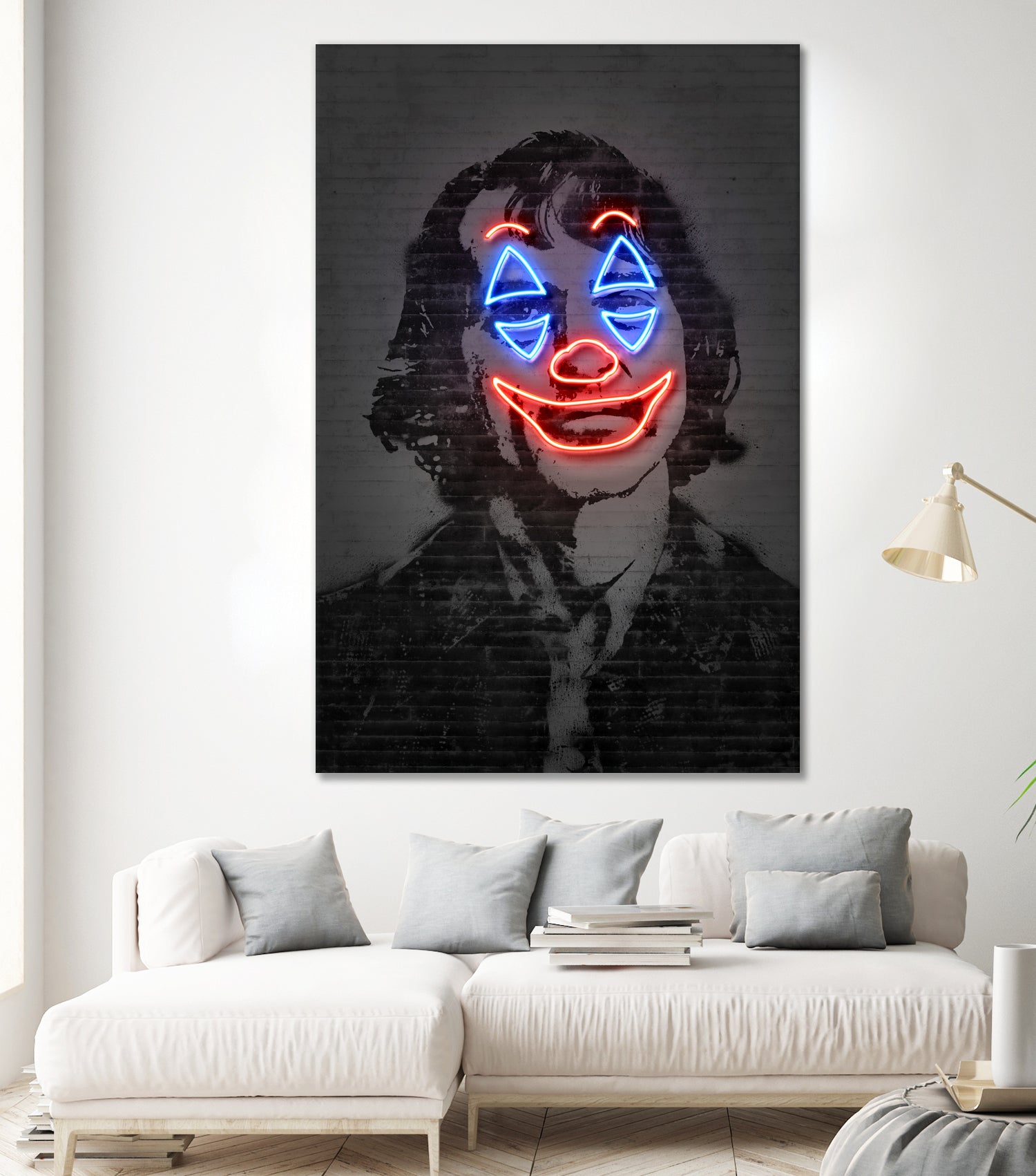 Joker by Octavian Mihai Mielu on GIANT ART - gray photo manipulation