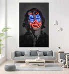 Joker by Octavian Mihai Mielu on GIANT ART - gray photo manipulation