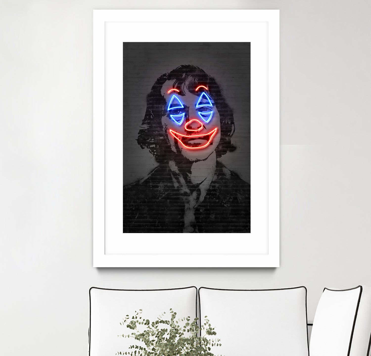 Joker by Octavian Mihai Mielu on GIANT ART - gray photo manipulation