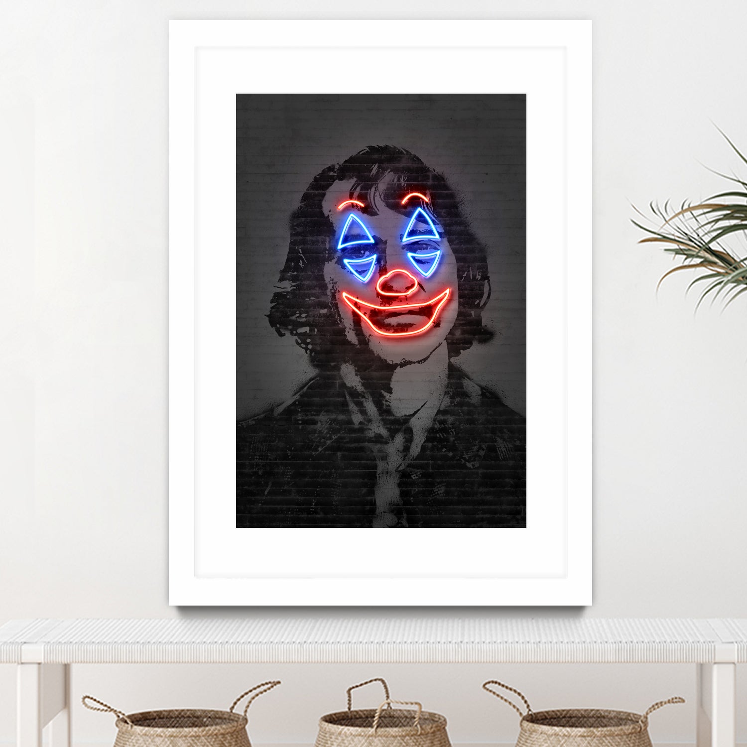 Joker by Octavian Mihai Mielu on GIANT ART - gray photo manipulation