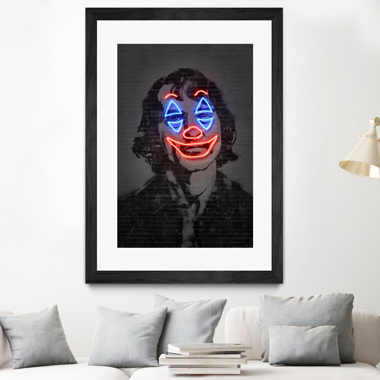 Joker by Octavian Mihai Mielu on GIANT ART - gray photo manipulation