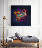 fractal Other Side by Justyna Jaszke on GIANT ART - blue digital painting
