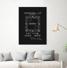 Board Game Patent - Black by Finlay McNevin on GIANT ART - black typography