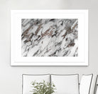 Classic White Marble Silver Glitter Glam #1 (Faux Glitter) by Anita & Bella Jantz on GIANT ART - white photo manipulation