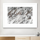 Classic White Marble Silver Glitter Glam #1 (Faux Glitter) by Anita & Bella Jantz on GIANT ART - white photo manipulation