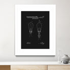 Thomas Edison Light Bulb Patent - Black by Finlay McNevin on GIANT ART - black typography