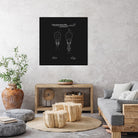 Thomas Edison Light Bulb Patent - Black by Finlay McNevin on GIANT ART - black typography