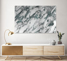 Classic White Marble Light Blue Glitter Glam #1 by Anita & Bella Jantz on GIANT ART - blue photo illustration