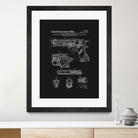 Colt 1911 Handgun Patent - Black by Finlay McNevin on GIANT ART - black typography