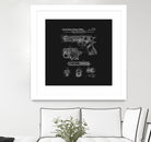 Colt 1911 Handgun Patent - Black by Finlay McNevin on GIANT ART - black typography