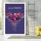 Game Of Thrones by johan musa on GIANT ART - red photo illustration