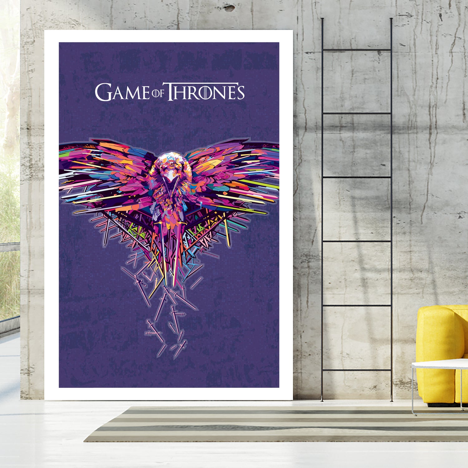 Game Of Thrones by johan musa on GIANT ART - red photo illustration