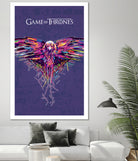 Game Of Thrones by johan musa on GIANT ART - red photo illustration