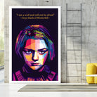 Arya Stark of Winterfell by johan musa on GIANT ART - red photo illustration