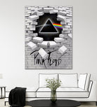 Pink Floyd 3D by elaine harrald on GIANT ART - white 3d art