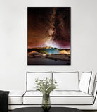 Amazing Shot of the Milky Way Galaxy by RJ Byrd on GIANT ART - fuchsia photo illustration