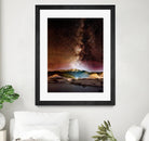 Amazing Shot of the Milky Way Galaxy by RJ Byrd on GIANT ART - fuchsia photo illustration