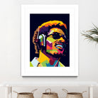 Stevie Wonder by Yusuf Yusuf Dedi Wijaya on GIANT ART - white vector illustration