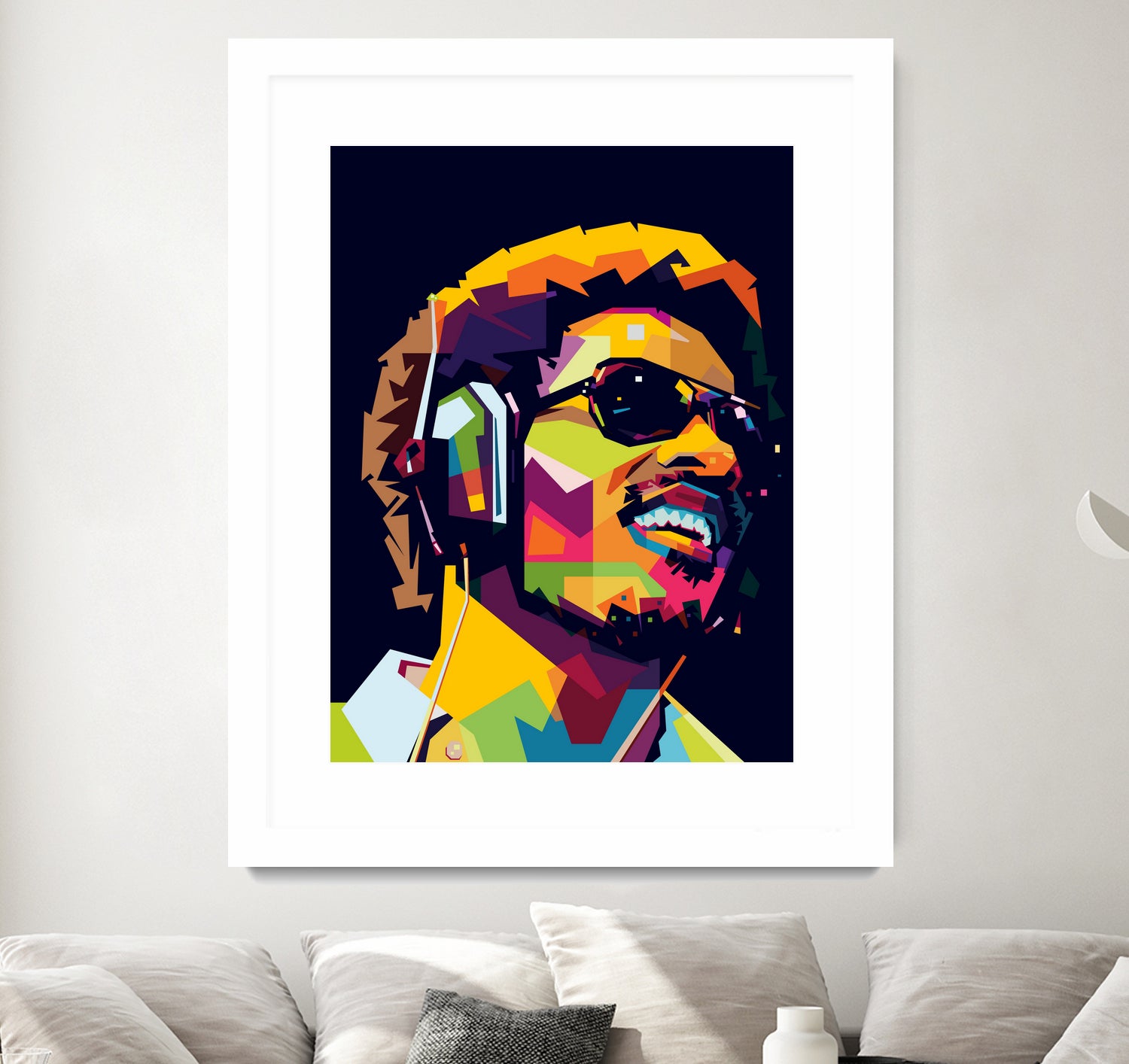 Stevie Wonder by Yusuf Yusuf Dedi Wijaya on GIANT ART - white vector illustration