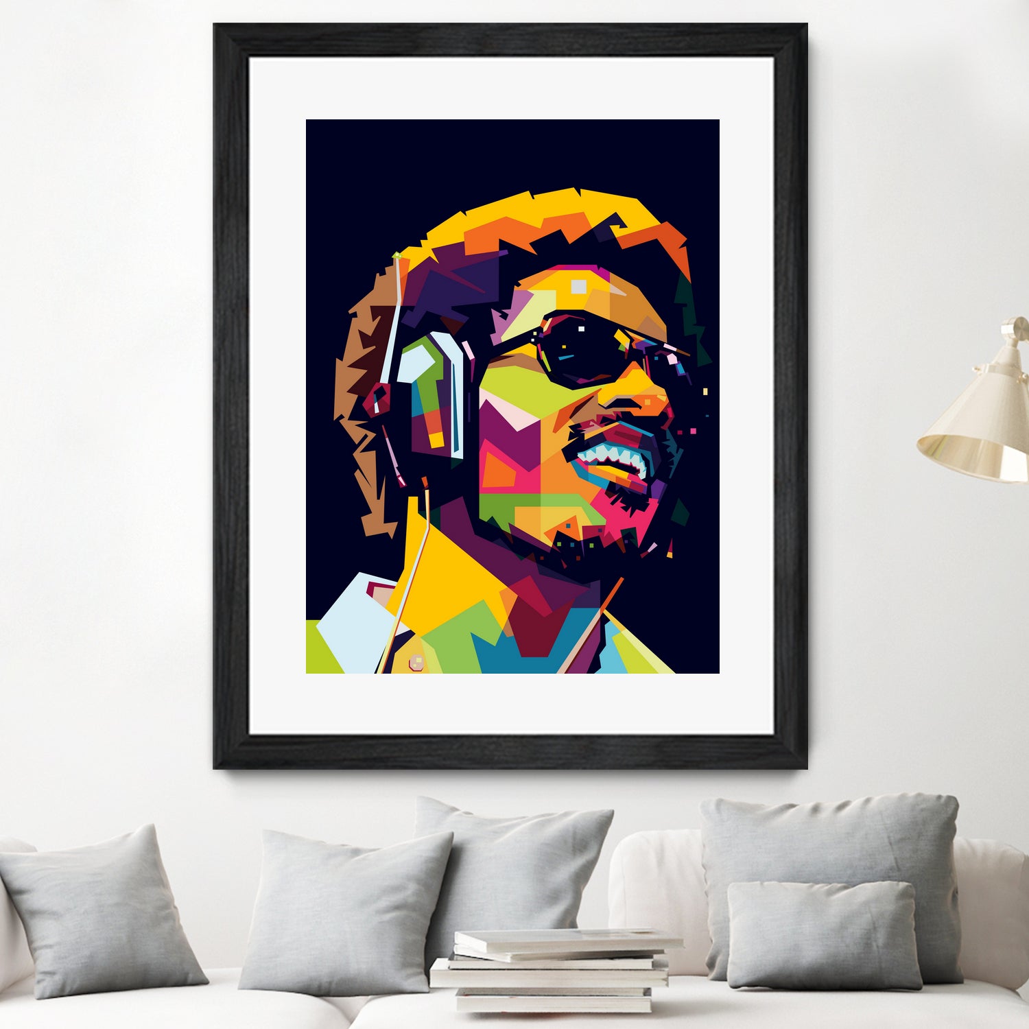 Stevie Wonder by Yusuf Yusuf Dedi Wijaya on GIANT ART - white vector illustration