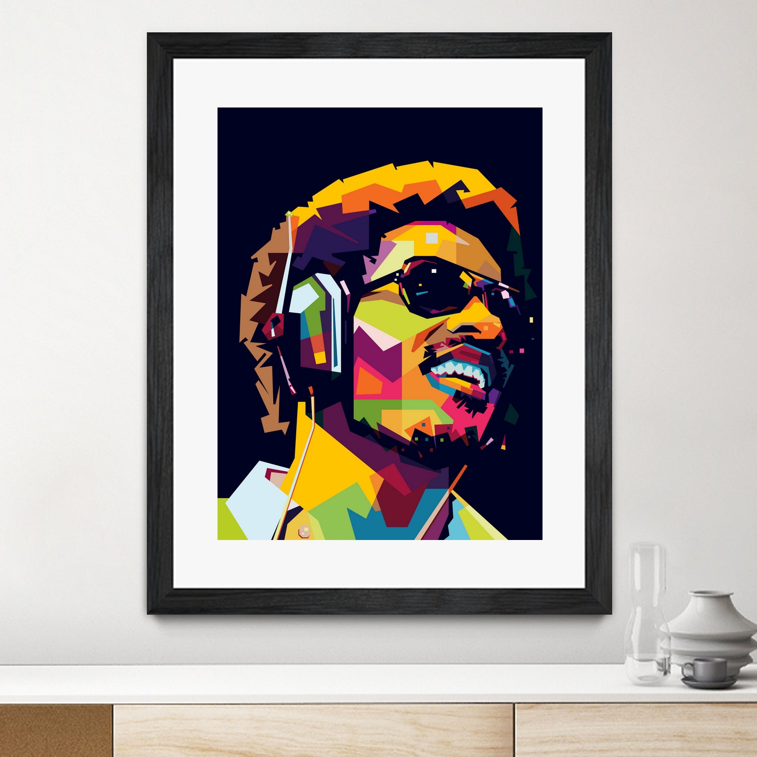 Stevie Wonder by Yusuf Yusuf Dedi Wijaya on GIANT ART - white vector illustration