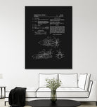 Space Shuttle Patent - Black by Finlay McNevin on GIANT ART - black typography