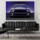 Sixth Generation Mustang Full Frontal by charles sinklier on GIANT ART - black digital painting