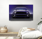 Sixth Generation Mustang Full Frontal by charles sinklier on GIANT ART - black digital painting