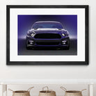 Sixth Generation Mustang Full Frontal by charles sinklier on GIANT ART - black digital painting