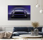 Sixth Generation Mustang Full Frontal by charles sinklier on GIANT ART - black digital painting