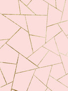 Blush Pink Gold Geometric Glam #1 #geo #decor #art by Anita & Bella Jantz on GIANT ART - pink digital drawing