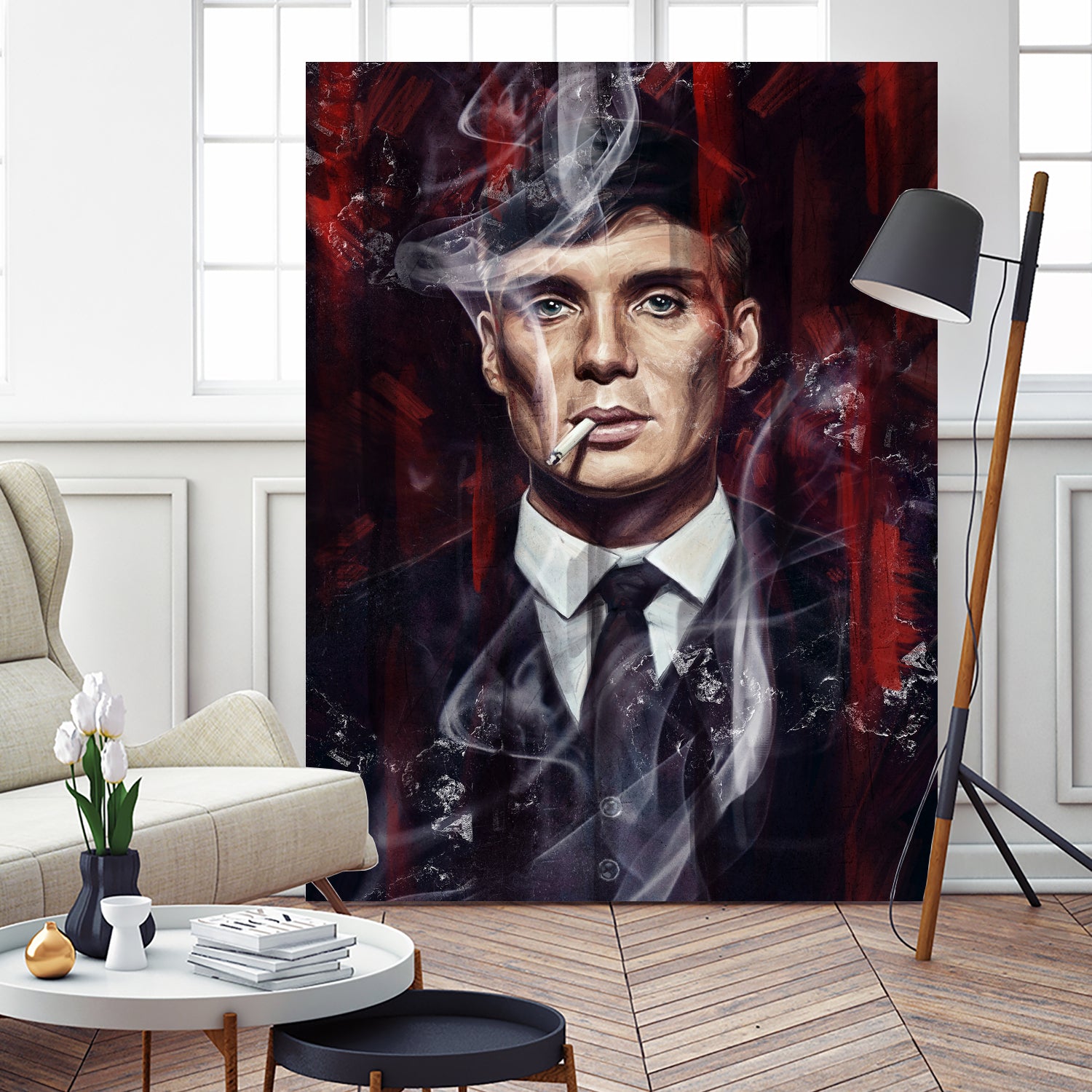 Peaky Blinders by Dmitry Belov on GIANT ART - black digital painting