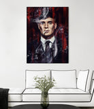 Peaky Blinders by Dmitry Belov on GIANT ART - black digital painting