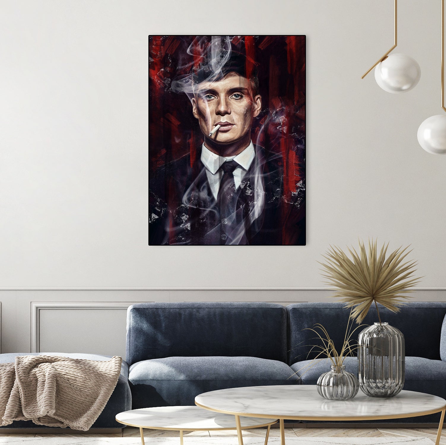 Peaky Blinders by Dmitry Belov on GIANT ART - black digital painting