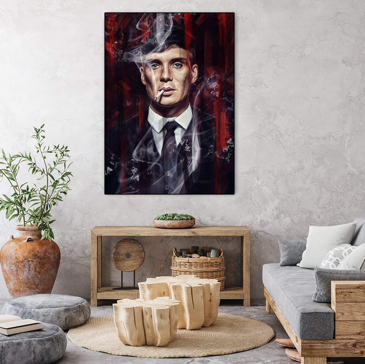 Peaky Blinders by Dmitry Belov on GIANT ART - black digital painting