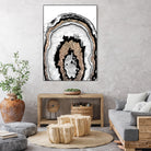 Gray Black White Agate with Gold Glitter #1a #gem #decor by Anita & Bella Jantz on GIANT ART - gray photo illustration